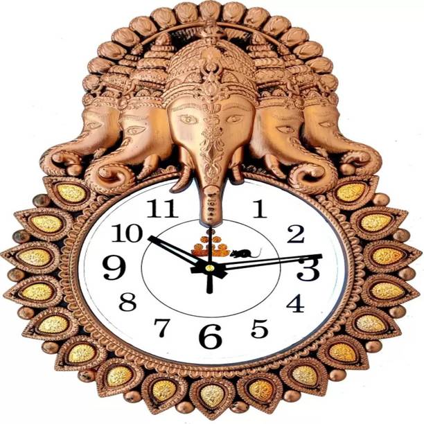 APPISHOPY Analog 33 cm X 24 cm Wall Clock