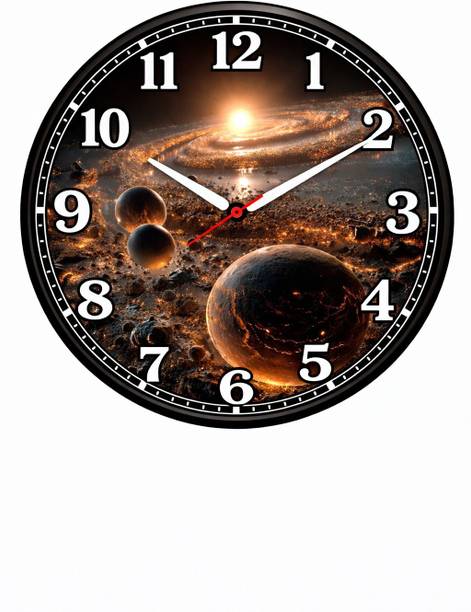 INFINITYWORLD Analog 25 cm X 25 cm Wall Clock