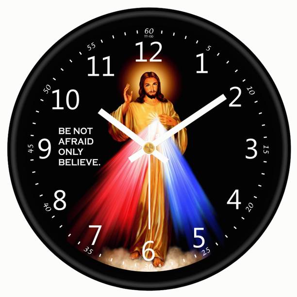 TrendsTube एनालॉग 25 cm X 25 cm दीवार घड़ी