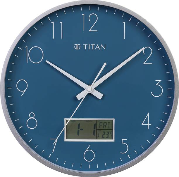 Titan Analog-Digital 30.5 cm X 30.5 cm Wall Clock