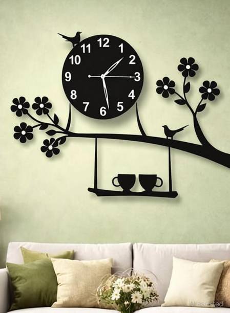 Mysticoal Analog 12 cm X 17 cm Wall Clock