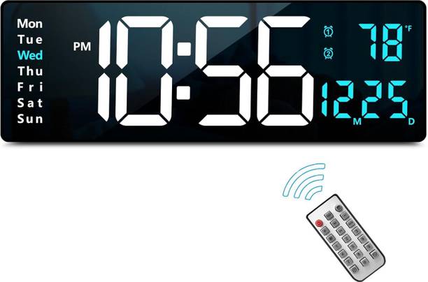 JELLEX Digital 12 cm X 38 cm Wall Clock