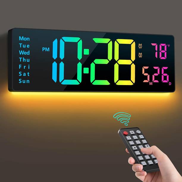SZELAM Digital 13 cm X 39 cm Wall Clock