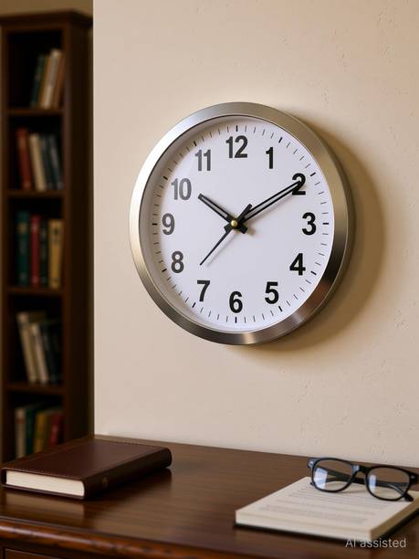 Masstone Analog 20 cm X 20 cm Wall Clock