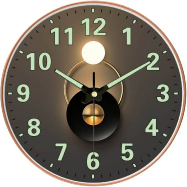 MT BROTHERS Analog 23 cm X 28 cm Wall Clock