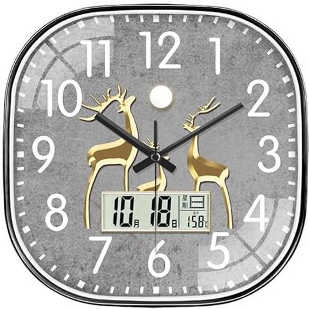 AshandRoh Analog-Digital 29.5 cm X 29.5 cm Wall Clock