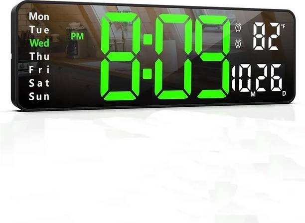 JANCOM Digital 15 cm X 16 cm Wall Clock