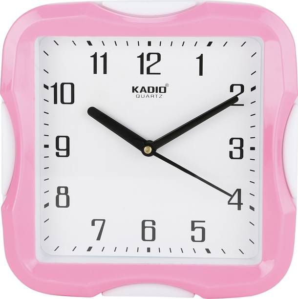 Kadio एनालॉग 20 cm X 20 cm दीवार घड़ी
