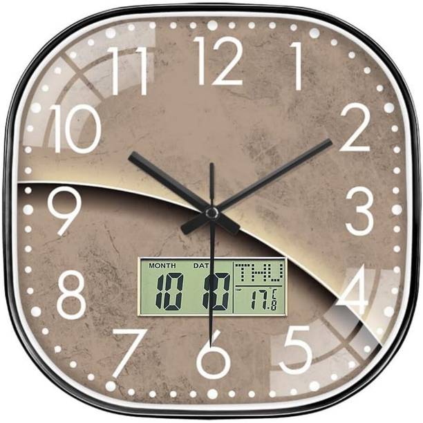 Star Work Analog-Digital 67 cm X 32.5 cm Wall Clock