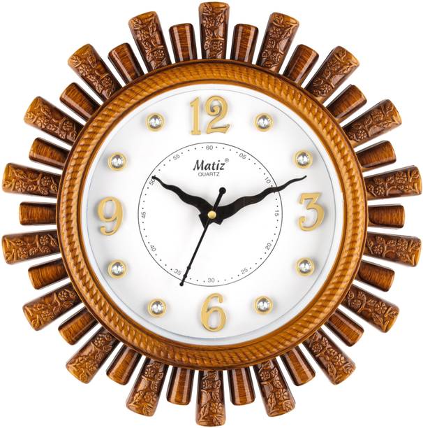 matiz एनालॉग 32.02 cm X 32.02 cm दीवार घड़ी