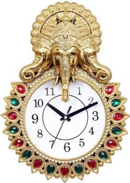 Kadio Analog 33 cm X 24 cm Wall Clock