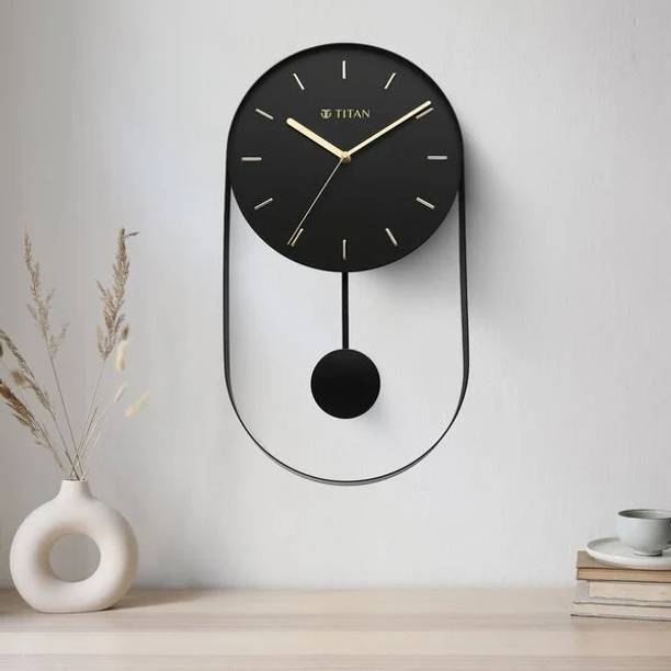 Titan Analog 24.5 cm X 45 cm Wall Clock