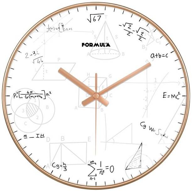 GINOYABROTHERS Analog 29 cm X 29 cm Wall Clock