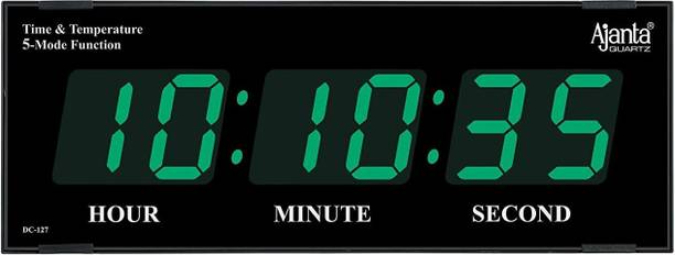 AJANTA Digital 35 cm X 17 cm Wall Clock