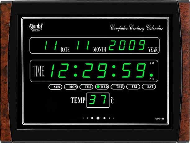 AJANTA Digital 29.6 cm X 3.1 cm Wall Clock