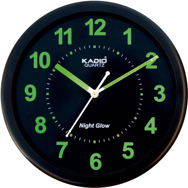 Kadio एनालॉग 24.5 cm X 24.5 cm दीवार घड़ी