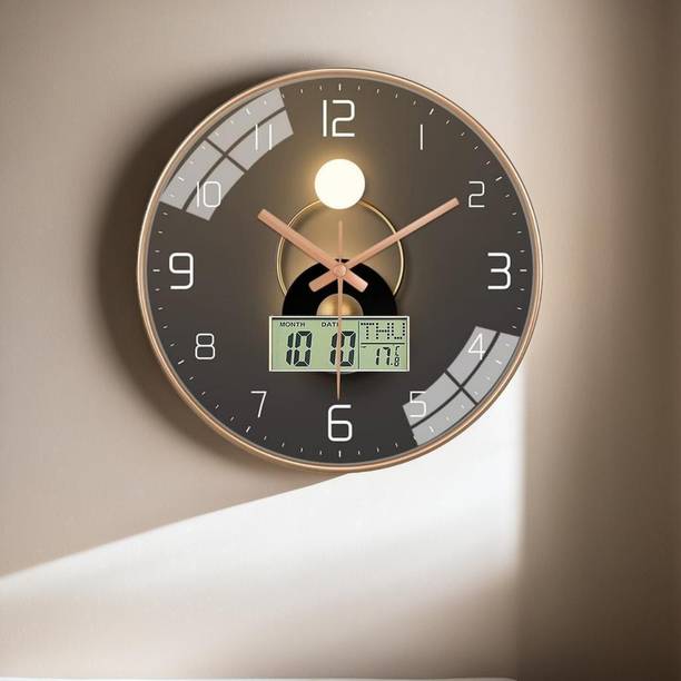 GRACIOUS MART Analog-Digital 29.5 cm X 29.5 cm Wall Clock