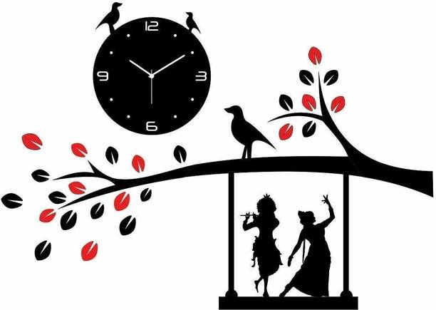 SheShagun Analog-Digital 19 cm X 19 cm Wall Clock