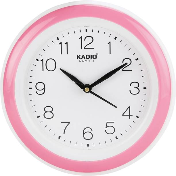 Kadio एनालॉग 22 cm X 22 cm दीवार घड़ी