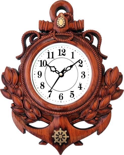 mauli Analog 31 cm X 24 cm Wall Clock