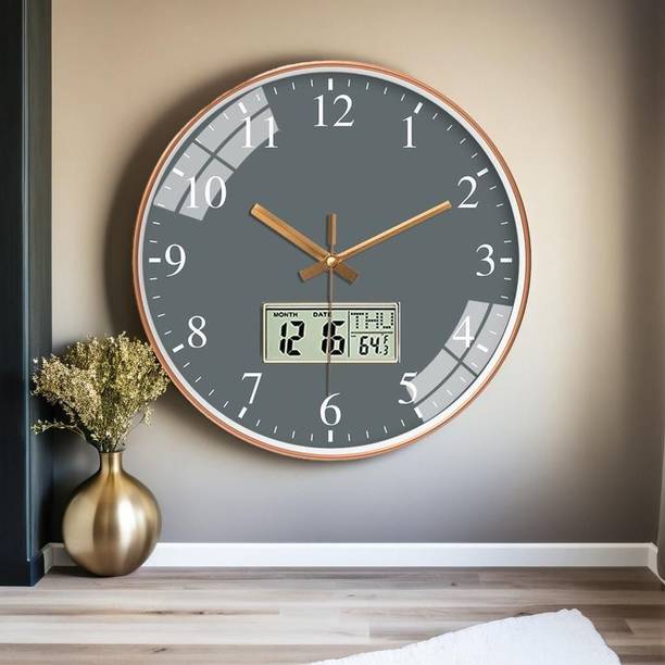 Star Work Analog-Digital 30 cm X 30 cm Wall Clock