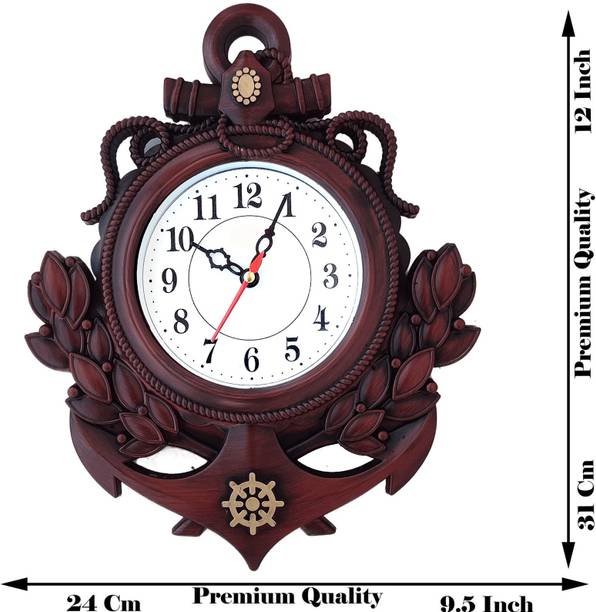 Woiehf Analog 31 cm X 24 cm Wall Clock