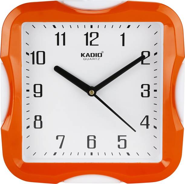 Kadio एनालॉग 20 cm X 20 cm दीवार घड़ी