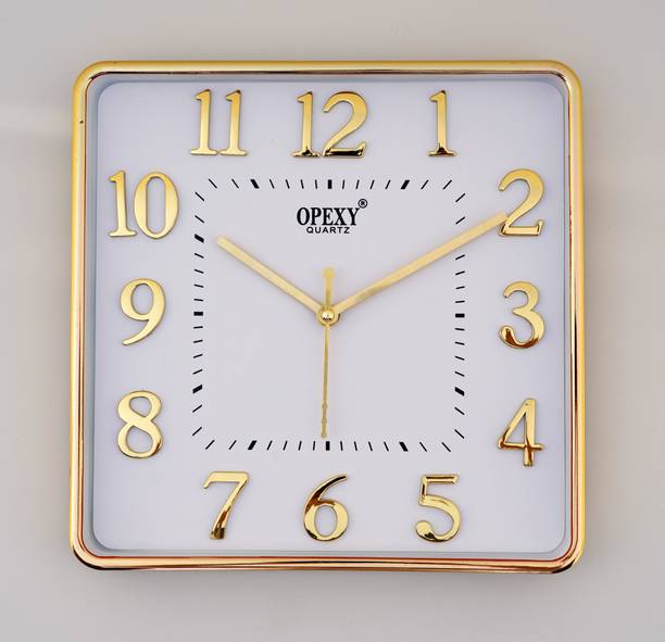 OPEXY Analog 25.4 cm X 25.4 cm Wall Clock