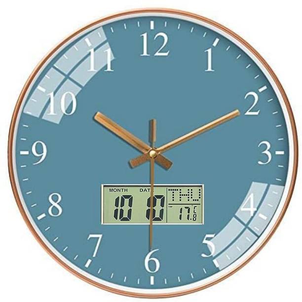 GINOYABROTHERS Analog-Digital 30 cm X 30 cm Wall Clock