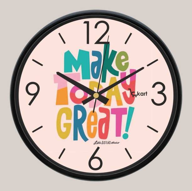 JNEX Analog 25 cm X 25 cm Wall Clock