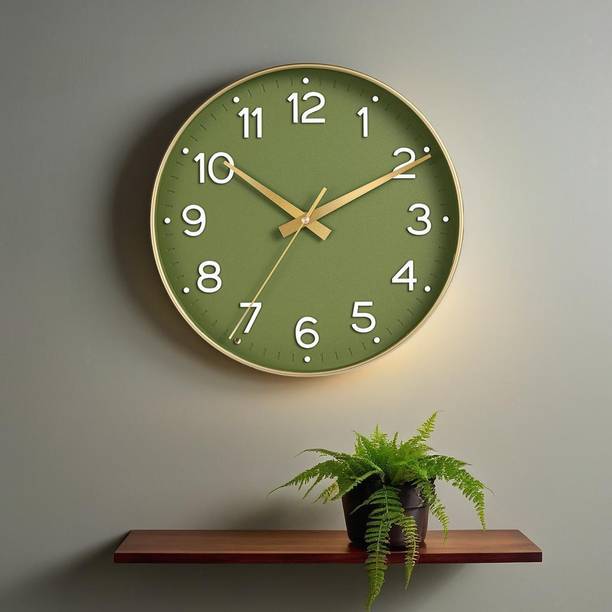 AshandRoh Analog 32 cm X 32 cm Wall Clock