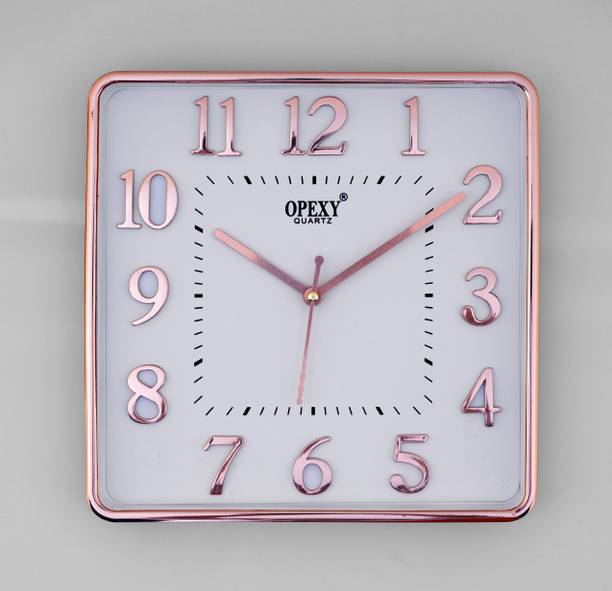 OPEXY Analog 25.4 cm X 25.4 cm Wall Clock