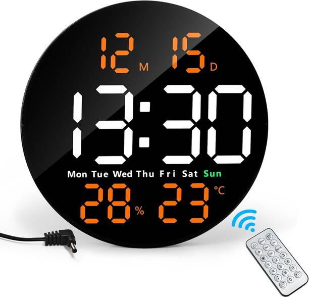 SZELAM Digital 25.5 cm X 25.5 cm Wall Clock