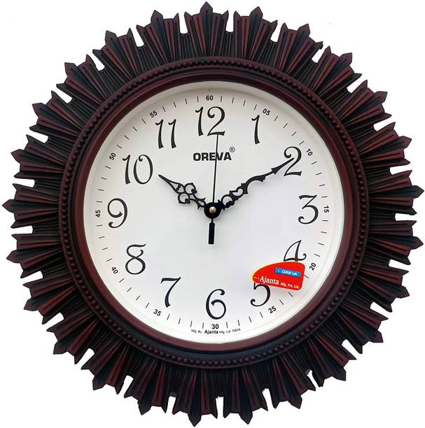 OREVA Analog 32 cm X 32 cm Wall Clock