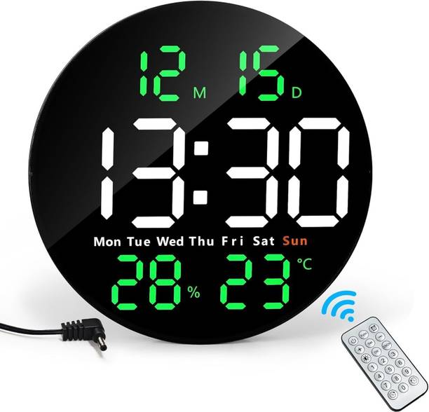 SZELAM Digital 25.5 cm X 25.5 cm Wall Clock