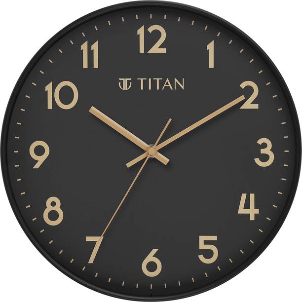 Titan एनालॉग 30 cm X 30 cm दीवार घड़ी