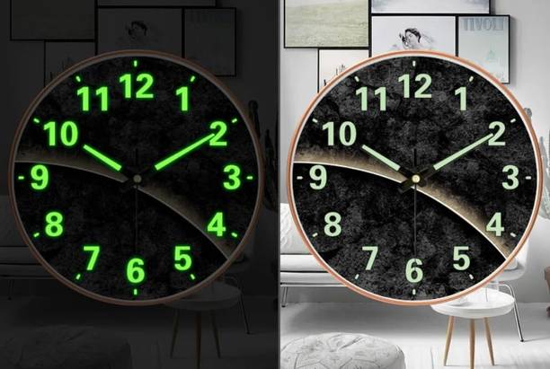 SHOPIVAAN Analog-Digital 29.5 cm X 29.5 cm Wall Clock