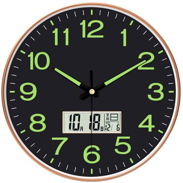 Star Work Analog-Digital 67 cm X 32.5 cm Wall Clock