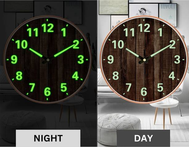 GRACIOUS MART Analog-Digital 12 cm X 24 cm Wall Clock