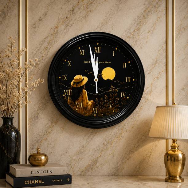 ONEAURA Digital 10 cm X 25 cm Wall Clock