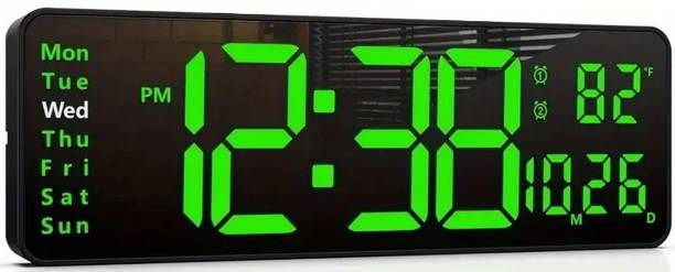 SZELAM Digital 12 cm X 38 cm Wall Clock