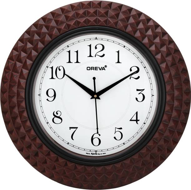 OREVA Analog 35 cm X 35 cm Wall Clock