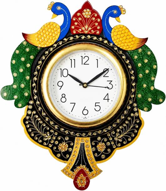 DivineCrafts Analog 29 cm X 30.5 cm Wall Clock