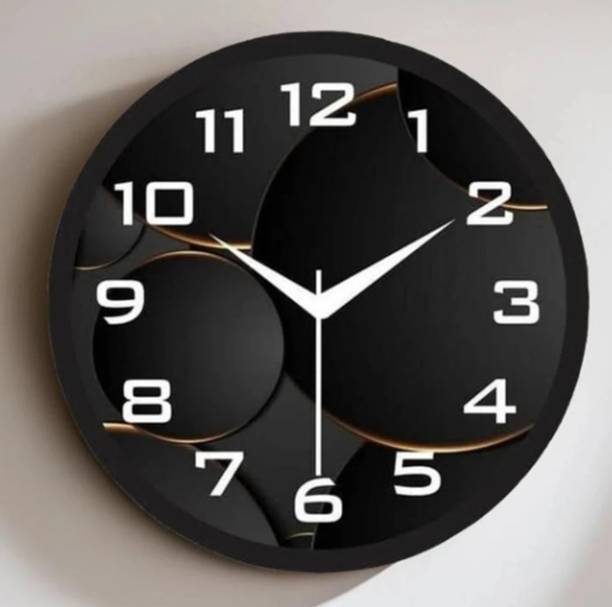 KITTUAVI Analog 25 cm X 25 cm Wall Clock