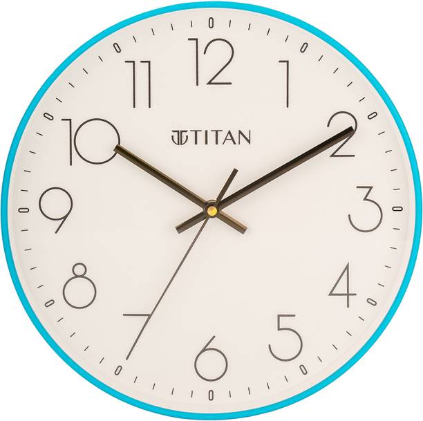 Titan एनालॉग 30.5 cm X 30.5 cm दीवार घड़ी