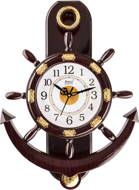 matiz एनालॉग 49.53 cm X 36.83 cm दीवार घड़ी