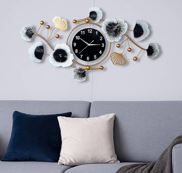 nishkmetalworld Analog 50 cm X 91 cm Wall Clock