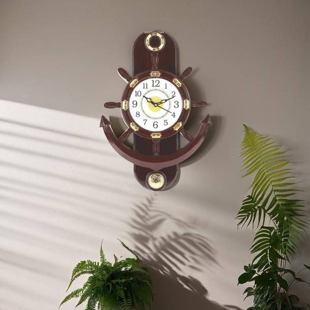 GrabBasket Analog 38 cm X 26 cm Wall Clock