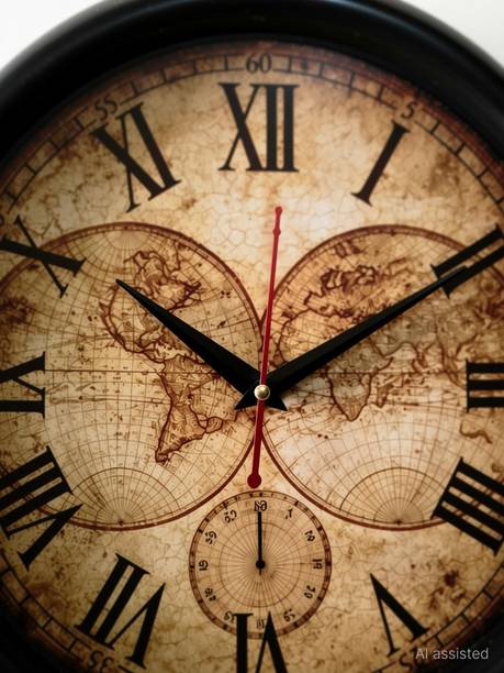 DivineCrafts Analog 30.5 cm X 30.5 cm Wall Clock