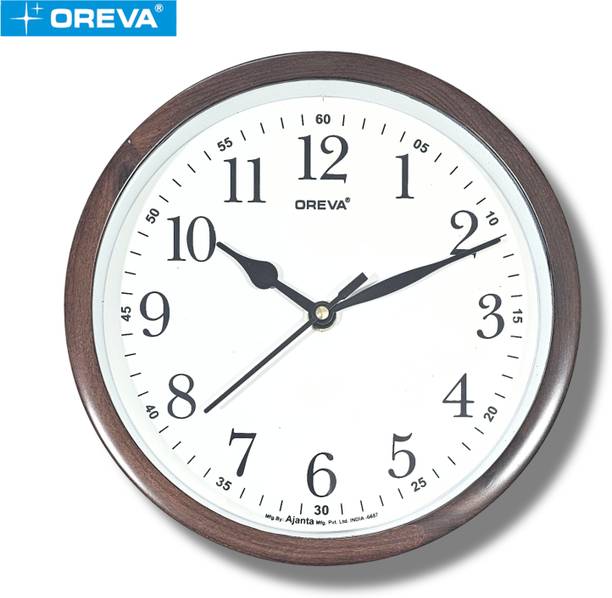 OREVA Analog 20 cm X 20 cm Wall Clock